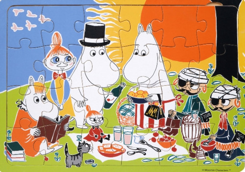 Moomin Wooden Frame Puzzle Picnic