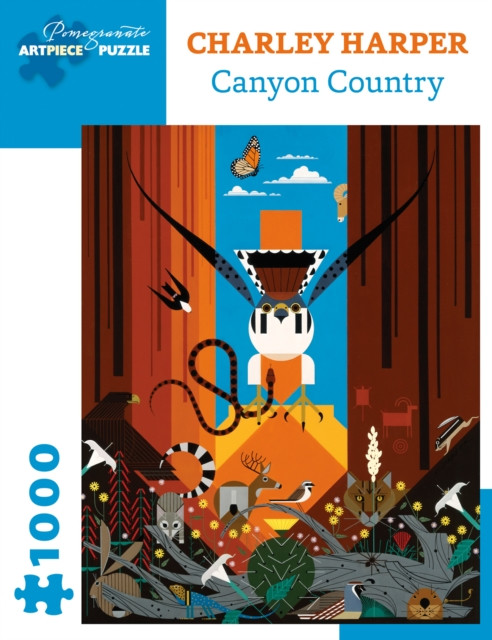 Charley Harper: Canyon Country 1000-Piece Jigsaw Puzzle