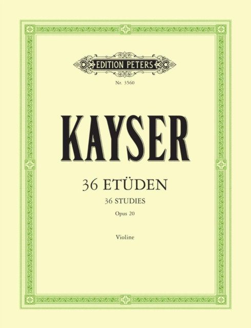 36 Studies Op. 20 for Violin