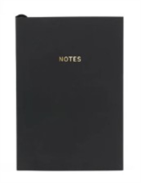 Colourblock A5 Notebook Black