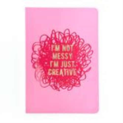 Slogan A5 Notebook Im Not Messy Im Just