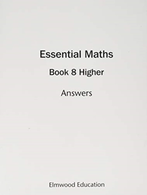 Essential Maths 8 Higher Answers