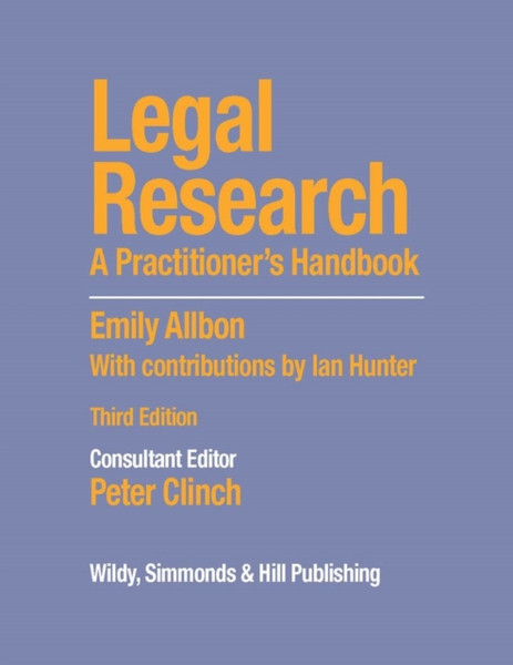 Legal Research: A Practitioner'S Handbook