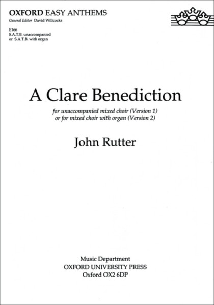 A Clare Benediction - 9780193511521