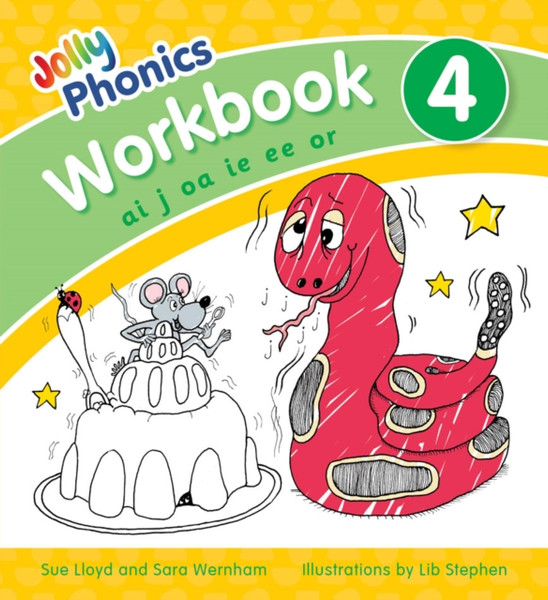 Jolly Phonics Workbook 4: In Precursive Letters (British English Edition) - 9781844146543