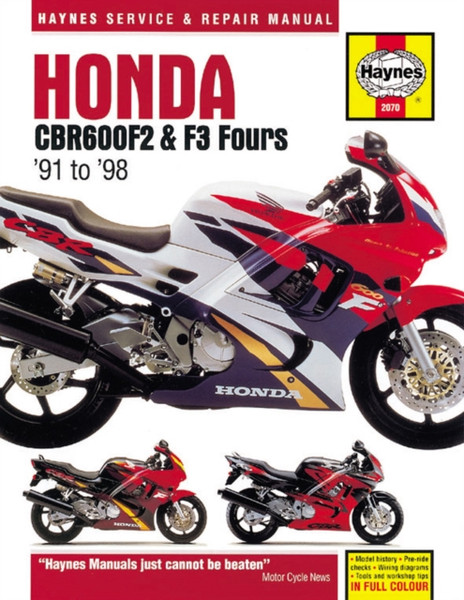 Honda CBR600F2 & F3 Fours (91-98): 91-98
