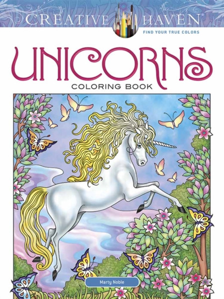 Creative Haven Unicorns Coloring Book