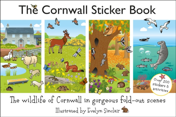 The Cornwall Sticker Book : The Wildlife of Cornwall in gorgeous fold-out scenes