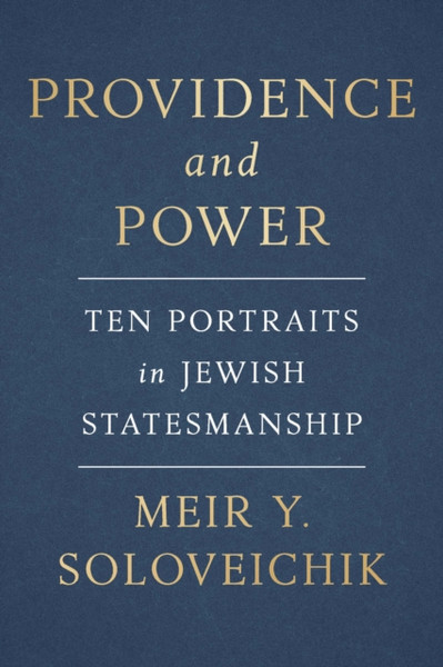 Jewish Statesmanship : Ten Studies in Leadership