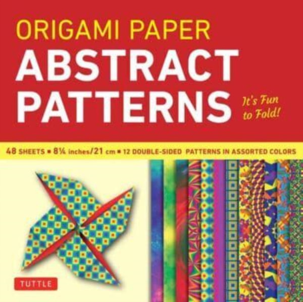 Origami Paper - Abstract Patterns - 8 1/4" - 48 Sheets : Tuttle Origami Paper: Large Origami Sheets Printed with 12 Different Designs: Instructions for 6 Projects Included