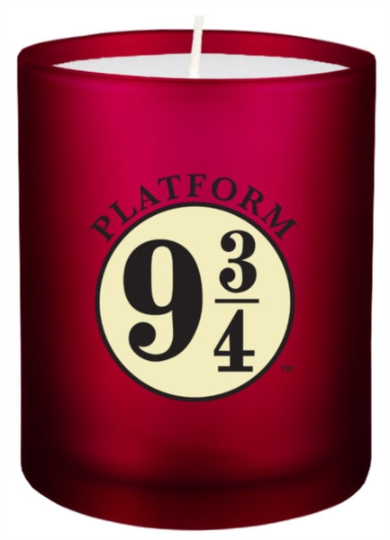 Harry Potter Plat 9 Glass Candle