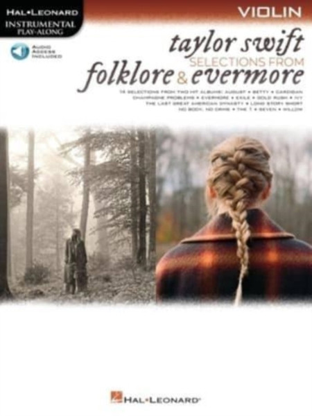 Taylor Swift - Selections from Folklore & Evermore : Violin Play-Along Book with Online Audio