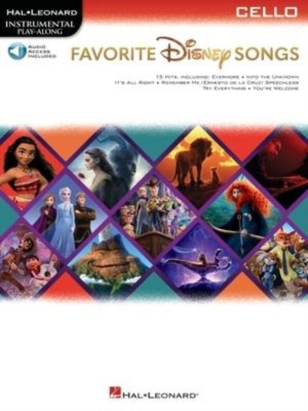 Favorite Disney Songs : Instrumental Play-Along for Cello