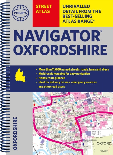 Philip's Navigator Street Atlas Oxfordshire : Spiral edition