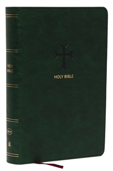 NKJV, End-of-Verse Reference Bible, Personal Size Large Print, Leathersoft, Green, Red Letter, Comfort Print : Holy Bible, New King James Version