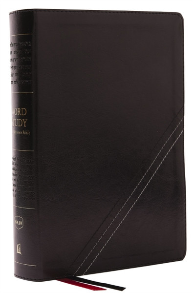 NKJV, Word Study Reference Bible, Leathersoft, Black, Red Letter, Comfort Print : 2,000 Keywords that Unlock the Meaning of the Bible