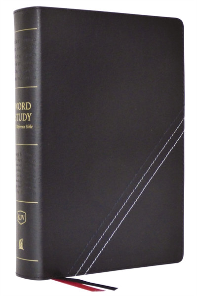 KJV, Word Study Reference Bible, Bonded Leather, Black, Red Letter, Comfort Print : 2,000 Keywords that Unlock the Meaning of the Bible