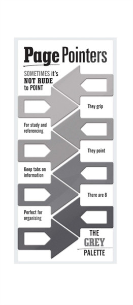 Page Pointers Page Markers- Grey