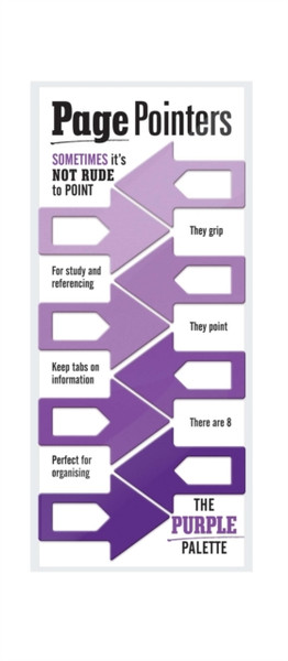 Page Pointers Page Markers - Purple