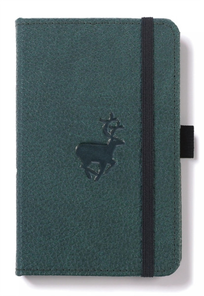 Dingbats A6 Pocket Wildlife Green Deer Notebook - Graphed