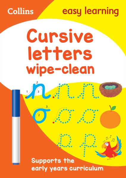 Cursive Letters Age 3-5 Wipe Clean Activity Book : Ideal for Home Learning