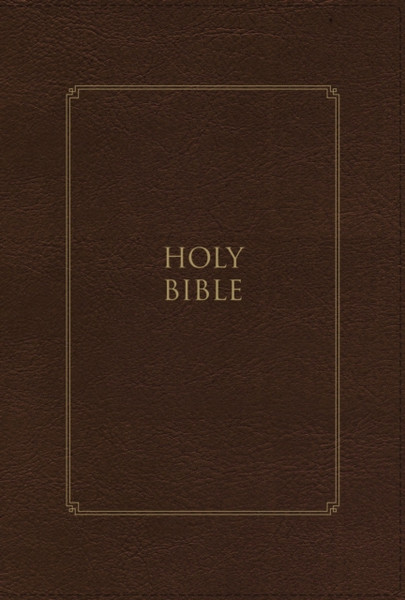 KJV, Thompson Chain-Reference Bible, Large Print, Leathersoft, Brown, Red Letter, Thumb Indexed, Comfort Print