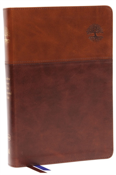 NKJV, Matthew Henry Daily Devotional Bible, Leathersoft, Brown, Red Letter, Comfort Print : 366 Daily Devotions by Matthew Henry