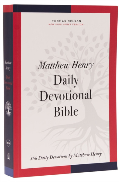 NKJV, Matthew Henry Daily Devotional Bible, Paperback, Red Letter, Comfort Print : 366 Daily Devotions by Matthew Henry