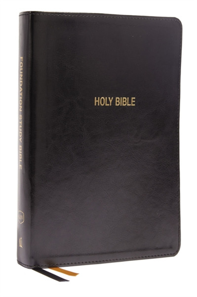 KJV, Foundation Study Bible, Large Print, Leathersoft, Black, Red Letter, Comfort Print : Holy Bible, King James Version