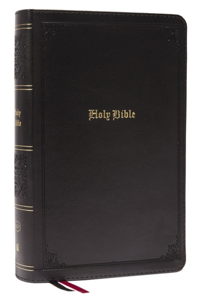 KJV, Personal Size Large Print Single-Column Reference Bible, Leathersoft, Black, Red Letter, Thumb Indexed, Comfort Print : Holy Bible, King James Version