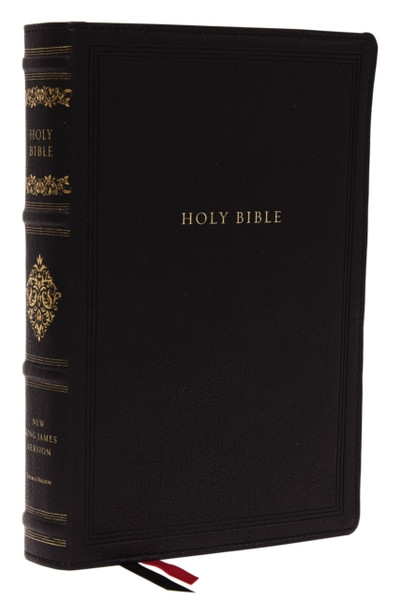 NKJV, Wide-Margin Reference Bible, Sovereign Collection, Leathersoft, Black, Red Letter, Comfort Print : Holy Bible, New King James Version