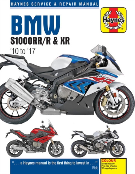 BMW S1000RR/R & XR Service & Repair Manual (2010 to 2017)