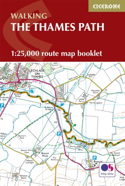 The Thames Path Map Booklet : 1:25,000 OS Route Map Booklet