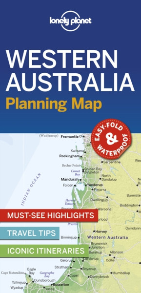 Lonely Planet Western Australia Planning Map