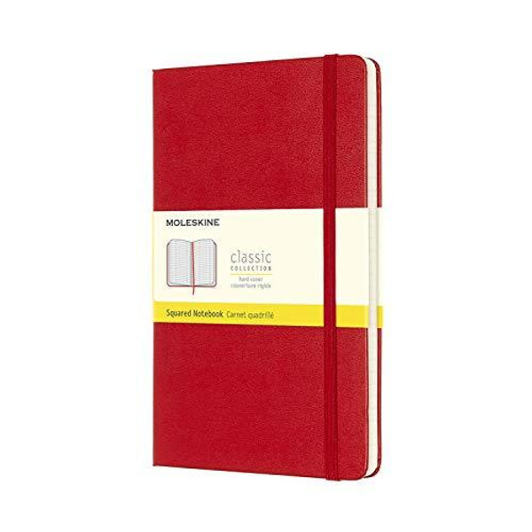 Moleskine Large Squared Hardcover Notebook Red by Unknown (Author)