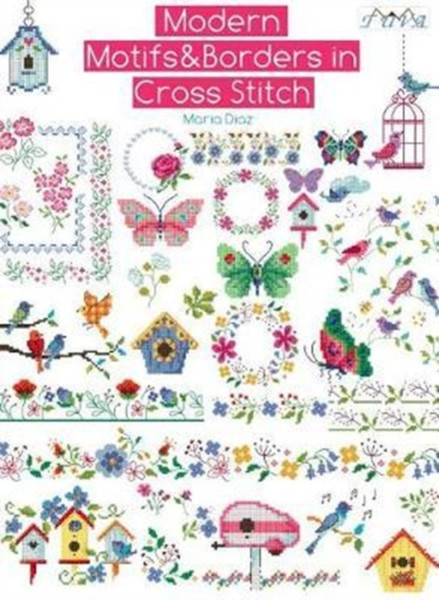 Modern Motifs & Borders In Cross Stitch
