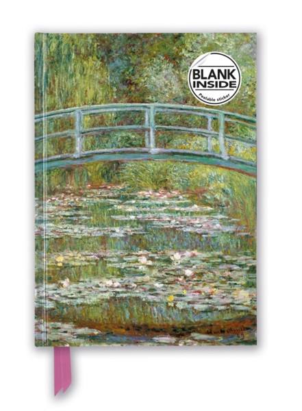Claude Monet: Bridge Over A Pond For Water Lilies (Foiled Blank Journal)