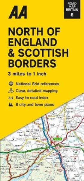 Road Map North Of England & Scottish Borders