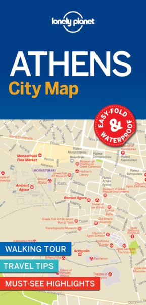 Lonely Planet Athens City Map