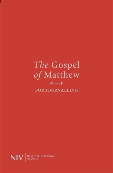 Niv Gospel Of Matthew For Journalling