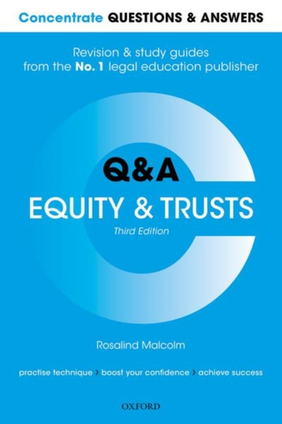 Concentrate Questions And Answers Equity And Trusts: Law Q&A Revision And Study Guide