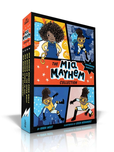 The Mia Mayhem Collection: Mia Mayhem Is A Superhero!; Mia Mayhem Learns To Fly!; Mia Mayhem Vs. The Super Bully; Mia Mayhem Breaks Down Walls