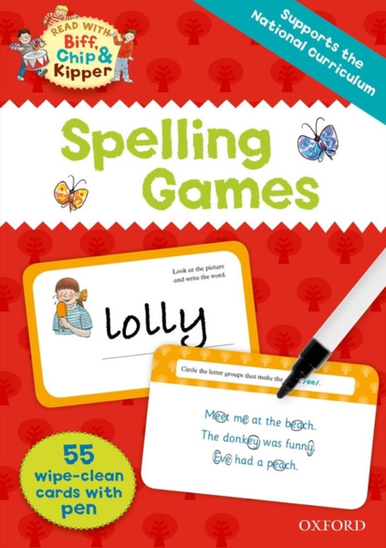 Oxford Reading Tree Read With Biff, Chip And Kipper: Spelling Games Flashcards