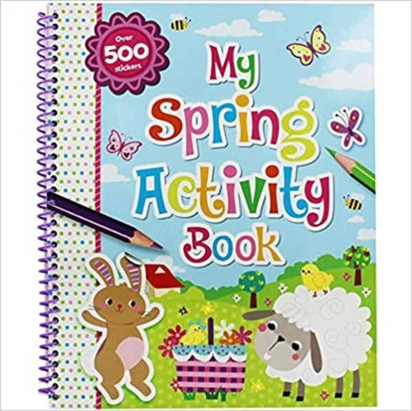 Spring Activity And Colouring Book