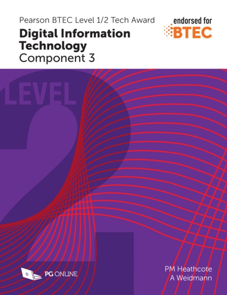 Pearson Btec Level 1/2 Tech Award In Digital Information Technology: Component 3