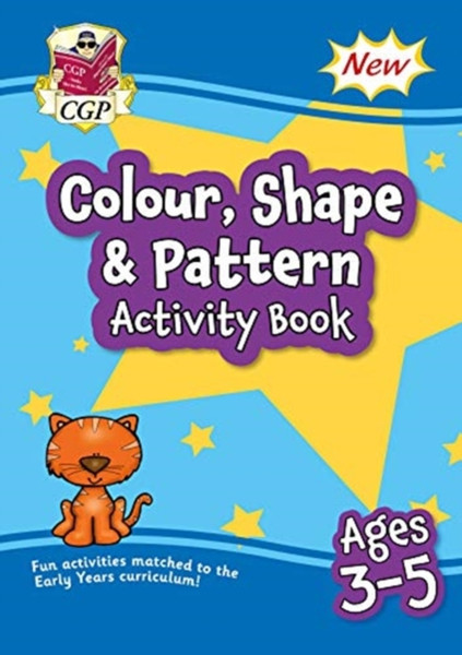 Colour, Shape & Pattern Maths Activity Book For Ages 3-5