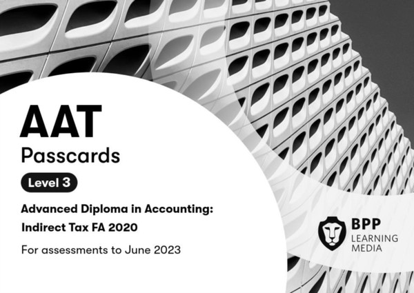 Aat Indirect Tax Fa2020: Passcards