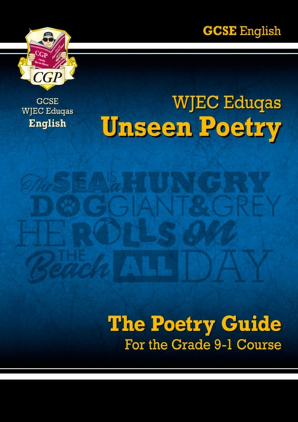 New Gcse English Wjec Eduqas Unseen Poetry Guide Includes Online Edition