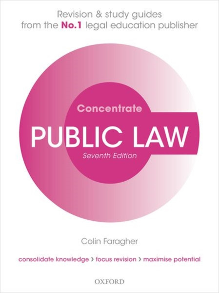 Public Law Concentrate: Law Revision And Study Guide