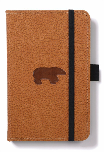 Dingbats A6 Pocket Wildlife Brown Bear Notebook - Plain